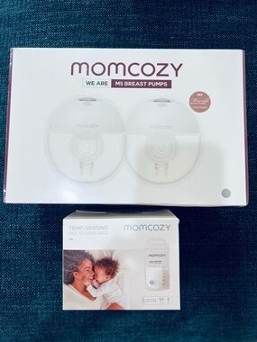 💖🆕💖 Momcozy M5 Wearable Breast Pumps and 50 ct Storage Bags ***BRAND NEW***
